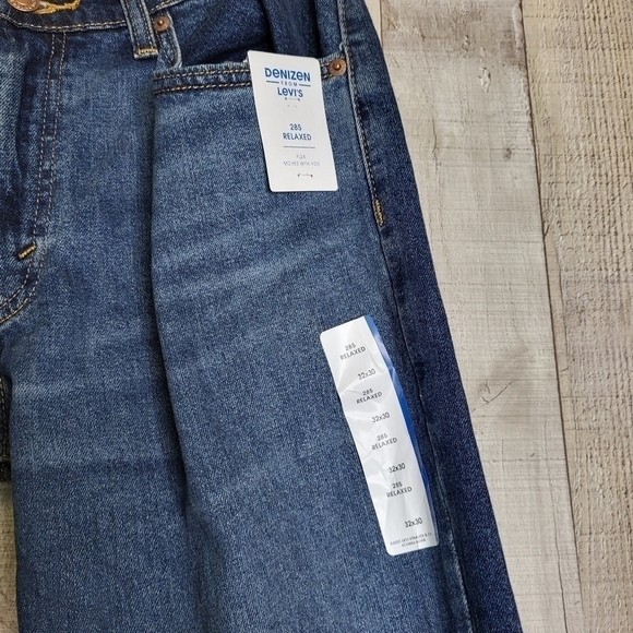 Levi's Denizen Blue Denim Jeans. 32/30. 285 Relaxed - Picture 4 of 15